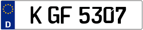 Truck License Plate